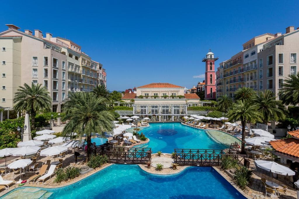IL Campanario Villaggio Resort — beachfront pools in Jurerê Internacional