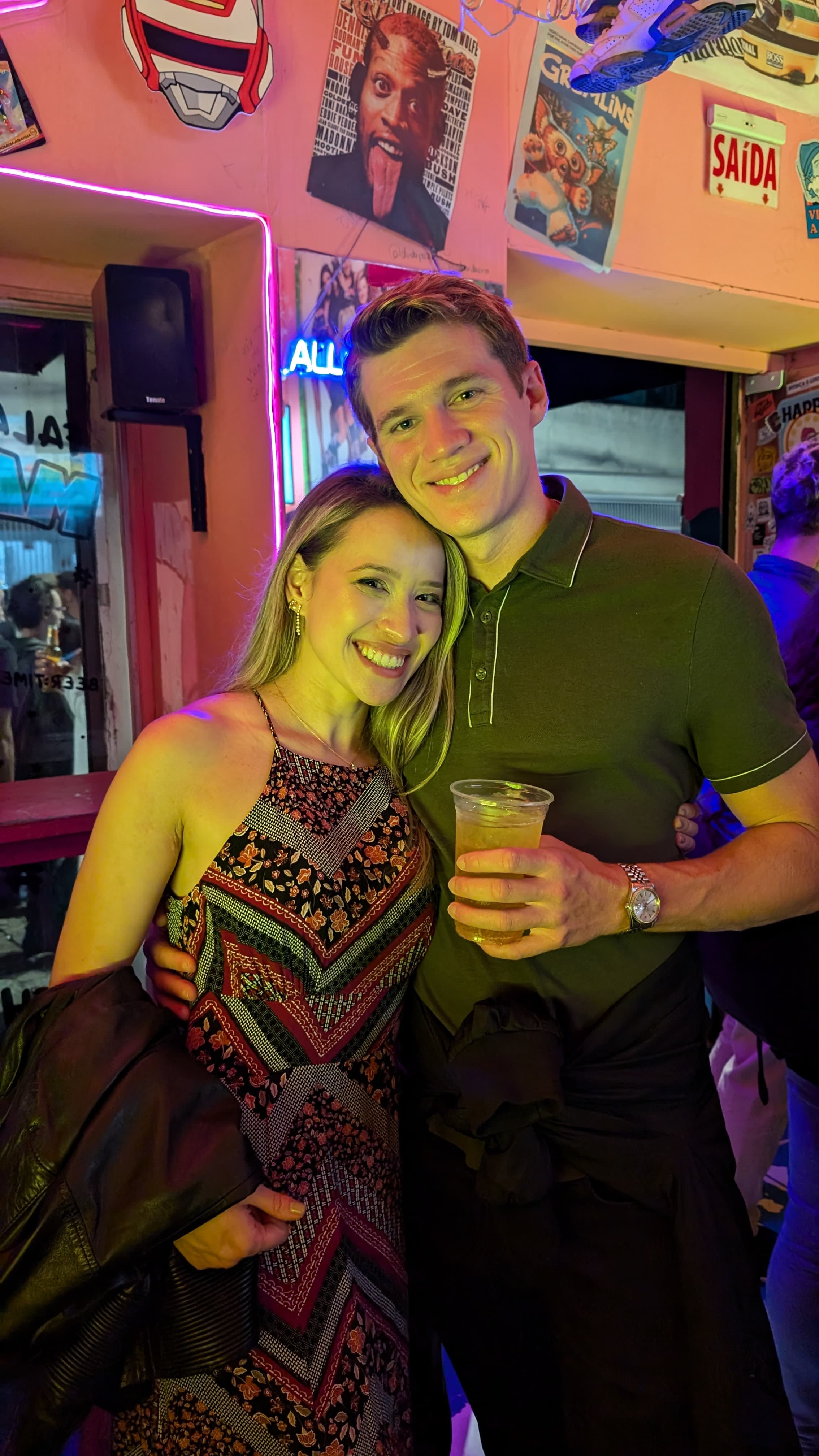 Going away party — Shane has to go home